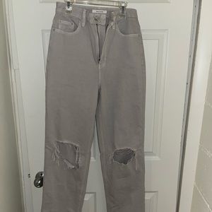 Pacsun Beige/Gray Boyfriend Jeans